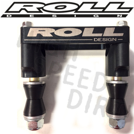 TRX450R Bar Clamps Roll Design 7/8 or 1-1/8