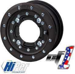 Hiper Racing Wheels CF1 10x5 front SBL ATV rim