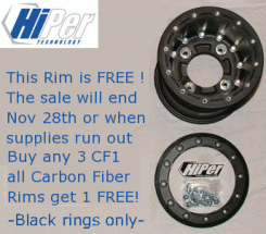 Hiper Free CF1 All Carbon Fiber Wheel Rim
