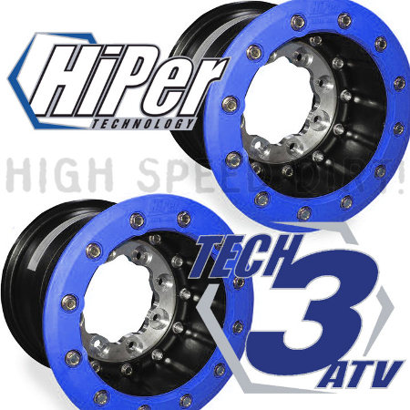 Yamaha YFZ450R Hiper Tech3 9x8 3+5 SBL Blue Pair Yamaha YFZ450R Hiper Tech3 9x8 3+5 SBL Blue Pair