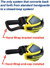 Handguards shown with or without Handwraps