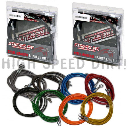 Multifit Streamline ATV front & rear brake lines