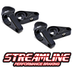 ATV Brake Line Clamps 3/4 or 1inch - 2 PAIR