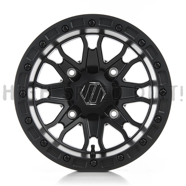 HiPer Raptor 15 inch UTV Single Beadlock Wheels Matte Black