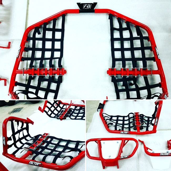 Yamaha YFZ450R Factory 43 Evo Nerfs Bumper Grab Bar Package