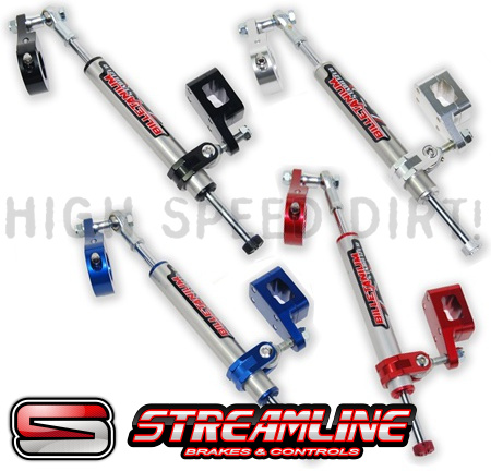 Yamaha Banshee YFZ350  Streamline ATV Quad Steering Stabilizer 7-Way adjustable and Rebuildable