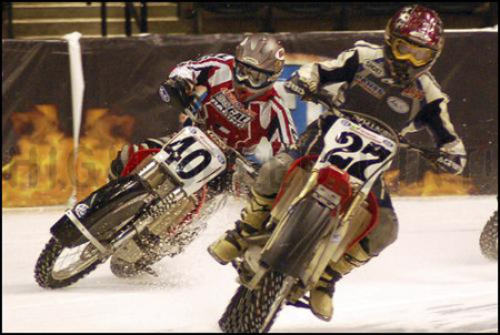 Hockey Arena Indoor Motorcycle Ice Racing