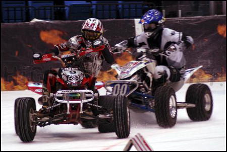 Hockey Arena Indoor ATV Ice Racing