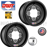 DWT Rok-Out Front 10x5 Rim Rolled Lip - Pair
