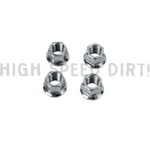 LSR LUG NUT 10MM FLAT BASE 4 PACK