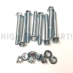 Suzuki LT250R Quadracer A-arms Flange Bolts Nuts Zinc