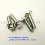 Suzuki LT250R LT500 Quadracer Knuckle Plate Bolts Zinc