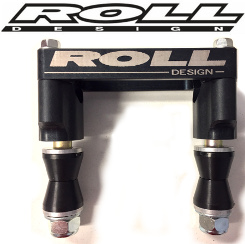 TRX450R Bar Clamps Roll Design 7/8 or 1-1/8