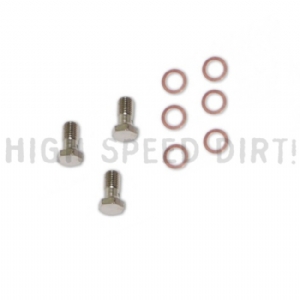 Streamline Front Brakeline (3) Line Hardware Kit