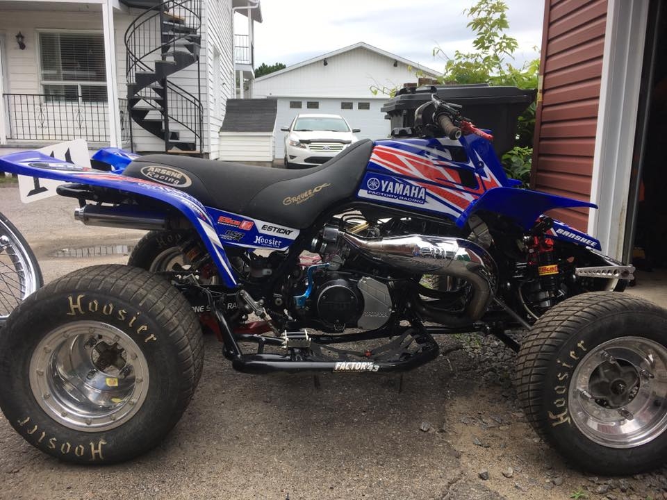 Yamaha YFZ350 Factory 43 ProPeg Nerfs Heel Guards