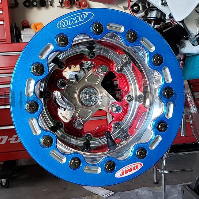 OMF Honda ATC70 8x6 Front Rim Ultralite Billet Center SuperLite