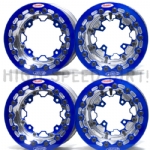 LT250R OMF Billet Directional Beadlock Rim Set