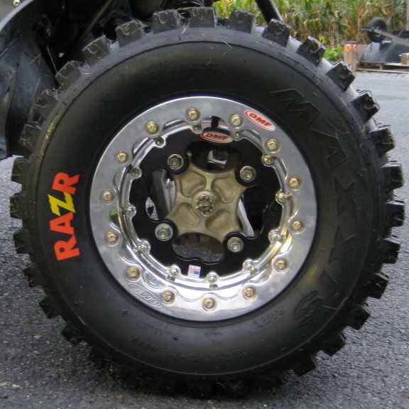 OMF ATV 8, 9, 10 inch Rear Rim Standard Billet Center Standard Beadlock