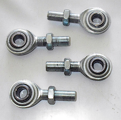 (4)RH .500 x 1/2-20 Heim Rod Ends Kit