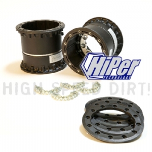 Hiper Tech3 8x8 3+5 rear Dual Beadlock Pair Hiper Tech3 8x8 3+5 rear Dual Beadlock Pair