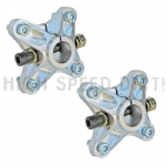 Rear 4/110 Durablue X33 Billet Hubs 1.375