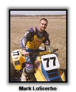 Mark LoScerbo sits on his IRS LT250