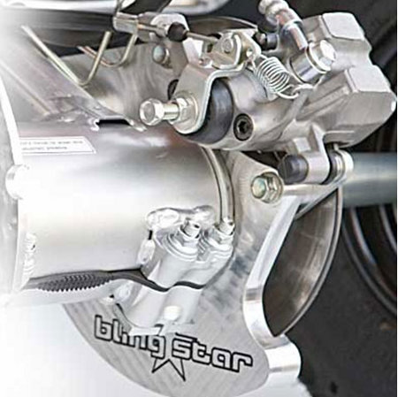 Hess Motorsports Billet Brake Rotor/Disc Guard Hess Motorsports Billet Brake Rotor/Disc Guard